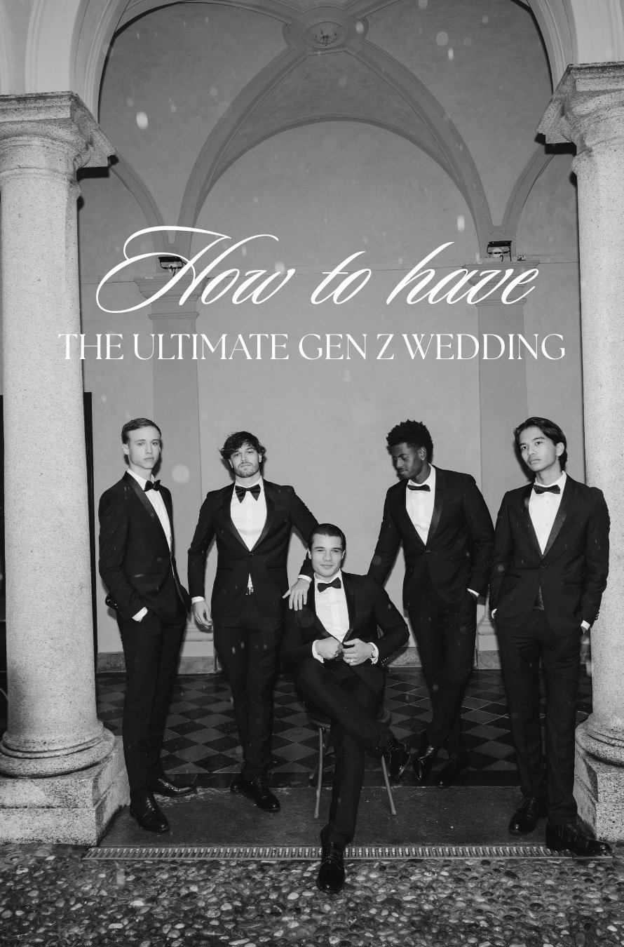 Gen Z wedding editorial moment