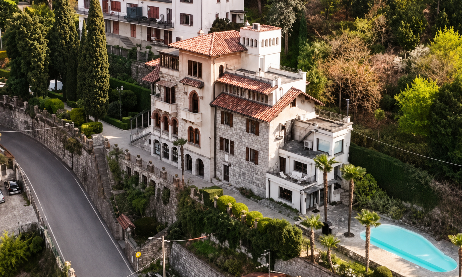 Lake Como editorial atmosphere
